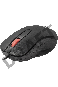 Мышь проводная DEFENDER USB OPTICAL MM-756 BLACK 52756