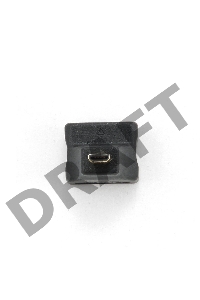 Переходник HDMI-microHDMI Gembird, 19F/19M, угловой, золотые разъемы, пакет  A-HDMI-FDML 