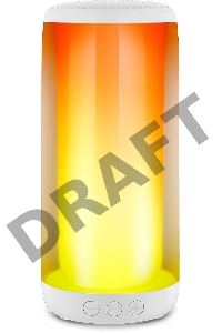 Мобильные колонки SVEN PS-265 1.0 белые  (10W, mini Jack, USB, Bluetooth, micro SD, подсветка, USB Type-C, 2000 мA)