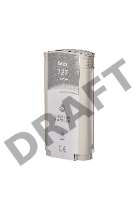 Струйный картридж Sakura B3P24A (№727 Grey) для HP, серый, 130 мл.