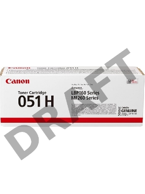 Тонер-картридж CANON 051H BK 4100 стр