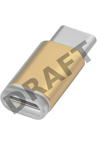 Greenconnect Переходник USB Type C на micro USB 2.0, M/F, Greenconnect, золотистый, GCR-UC3U2MF-G Greenconnect Переходник USB Type C на micro USB 2.0, M/F, Greenconnect, золотистый, GCR-UC3U2MF-G