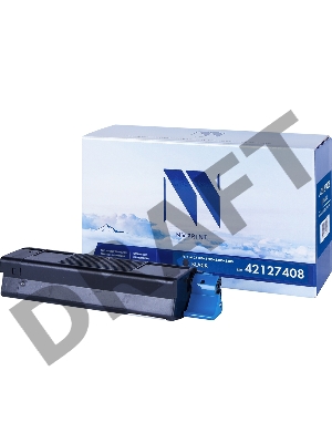 Картридж NV Print совместимый Oki C5100/5200/5300/5400 Black для C5100/5200/5300/5400 42127408 (5000k)