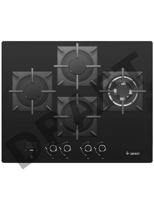 Газовая варочная поверхность Gefest ПВГ 2231-03 Р33 черный Газовая варочная поверхность Gefest ПВГ 2231-03 Р33 черный