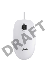 Мышь 910-003360 Logitech Mouse B100 White USB OEM