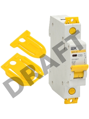 Заглушка для пломбировки ВА47-29 IEK Iek MVA20D-UBV-3