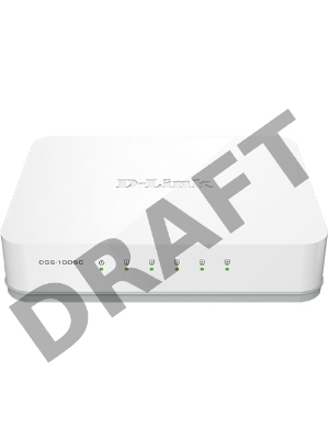 Коммутатор D-Link DGS-1005A  5 портам 10/100/1000 Base-T
