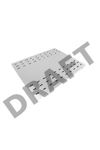 Полка ЦМО усиленная для аккумуляторов, грузоподъёмностью 200 кг., глубина 750 мм (СВ-75АК)