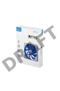 Вентилятор DEEPCOOL UF120 120x120x26мм Ultra silent (PWM, 36шт./кор, эластичная  рамка, супертихий,2Ball) Retail BOX