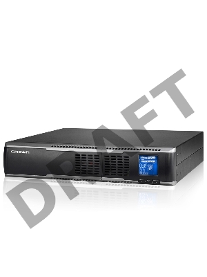 Источник бесперебойного питания CROWN On-Line CMUOA-300X-1K 1000VA/900W, корпус металл, TOWER&RACK, 2U, АКБ 2*12V/9AH, PF-0.9, AVR 110-300V, порт RJ-11/45+USB/RS232, EPO, розетки 8*IEC С13, входной кабель 2 м, вентилятор охлаждения, автомат, слот для SNMP