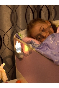 Ночник Lucia Мяу пластик белый