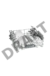 Посудомоечная машина отдельностоящая Bosch SMS50D08GC, Серия 4[12 комплектов, инвертор, стальной]