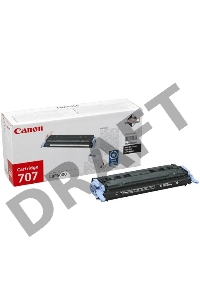 Тонер-картридж Canon 707Bk (9424A004) Black черный, 2500 стр., для LBP- 5000/5100