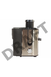 Соковыжималка BBK JC060-H02 600Вт, 2 скорости, резервуар для сока: 0.45 л, плавный запуск двигателя, черный/металлик