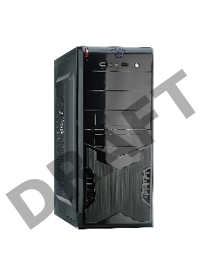Корпус Exegate EX280388RUS Miditower Exegate CP-604 Black, ATX, <CP450W, 80mm>, 2*USB, Audio
