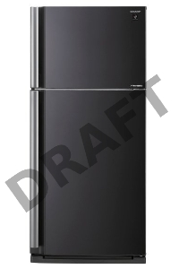Холодильник Sharp 185 см. No Frost. A+ Черный.