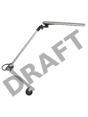 Светильник настольный Трансвит SIRIUSC16C/SL на струбцине светодиодный серебристый/черный 7Вт