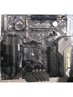 (Из ремонта, рабочая, гарантия 14 дней, не комплект, OEM) Материнская плата ASUS TUF GAMING B450M-PRO II, Socket AM4, B450, 4*DDR4, DVI+HDMI, CrossFireX, SATA3 + RAID, Audio, Gb LAN, USB 3.1*6, USB 2.0*6, COM*1 header (w/o cable), mATX ; 90MB1610-M0EAY0