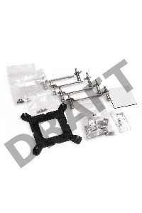 Комплект водяного охлаждения ExeGate EX293456RUS BlackWater-120.PWM.ARGB (3 PIN 5V ADDRESSABLE RGB подсветка, LGA2066/2011/1366/1150/1151/1155/1156/1200/1700/AM4/FM1/FM2/FM2+/AM2/AM2+/AM3/AM3+, TDP 150W, Fan 120mm, PWM, 800-2000RPM, Hydro bearing, 4pin, 1