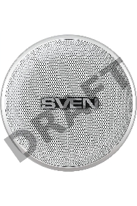 Мобильные колонки SVEN PS-265 1.0 белые  (10W, mini Jack, USB, Bluetooth, micro SD, подсветка, USB Type-C, 2000 мA)