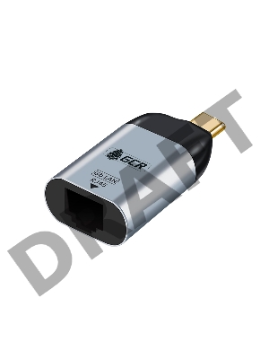 Переходник GCR USB Type C > RJ45, M/F, GCR-53393