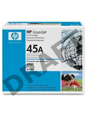 Тонер-картридж HP Q5945A черный для LJ 4345mfp 18 000 стр.