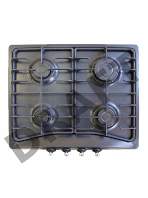 Варочная поверхность Electronicsdeluxe 5840.00-009гмв ЧР Газовая черный Варочная поверхность Electronicsdeluxe 5840.00-009гмв ЧР Газовая черный