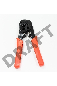 Монтажный инcтрумент Gembird T-568 Универсальные клещи для обжима и разделки кабеля RJ-11 (6p4c/6p2c), RJ-12 (6p6c), RJ-45 (8p8c) 