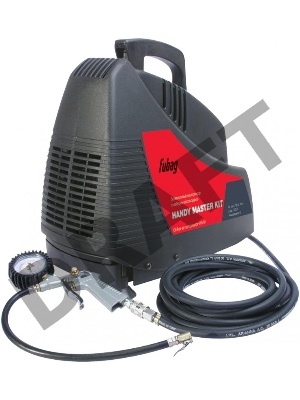 Компрессоры, Пневматическое оборудование FUBAG HANDY MASTER KIT +набор из 5 предметов 8213690KOA607 (8213690KOA536) ( Произ- водит., л/мин 180 Давле- ние, бар 8 Мощность, кВт 1.1 Напря- жение, В 220 Вес, кг 7  )