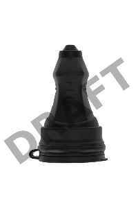 Розетка переносная влагозащищенная с крышкой 2P+PE 230V, 16 А, IP44 каучук PROconnect