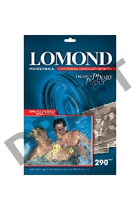 Бумага Lomond 1108100 A4/290г/м2/20л./белый высокоглянцевое для струйной печати