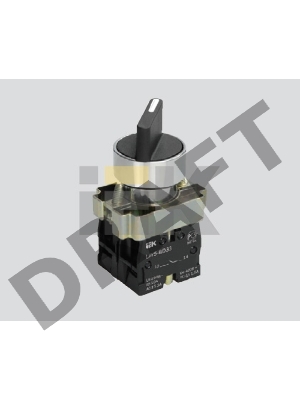 Переключатель LAY5-BJ33 на 3 полож. черн. I-O-II дл. ручка ИЭК BSW70-BJ-3-K02