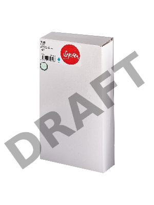 Струйный картридж Sakura F9K17A (№728 Cyan) для HP, голубой, 300 мл.