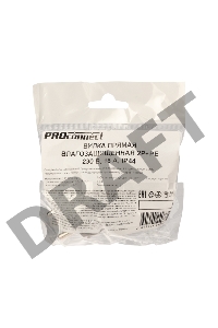 Вилка прямая влагозащищенная 2P+PE 230V, 16 А, IP44 каучук PROconnect