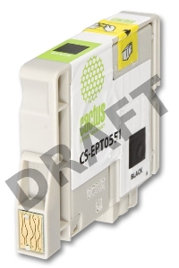 Картридж струйный Cactus CS-EPT0551 черный для Epson Stylus RX520/Stylus Photo R240 (10ml)