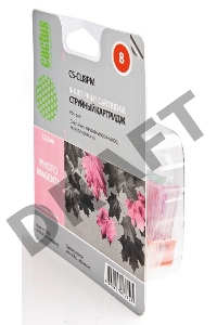 Картридж струйный Cactus CS-CLI8PM пурпурный для Canon MP970 iP6600D iP6700D Pro9000 (12ml)