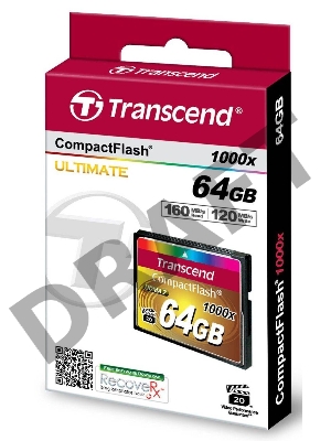 Флеш карта CF 64Gb Transcend TS64GCF1000 (1000X) 