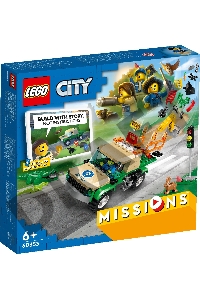 Конструктор Lego City Missions Wild Animal Rescue Missions пластик (60353)