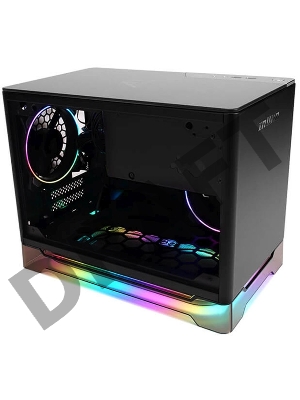 Корпус Inwin CF08B (A1 Prime) черный 750W miniITX 2x120mm 2xUSB3.0 audio