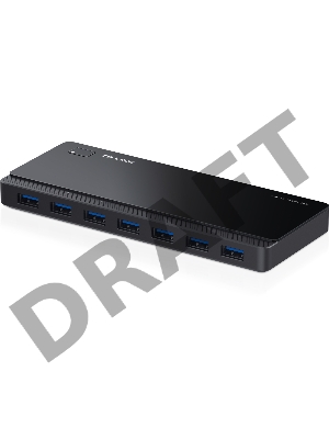 Сетевое оборудование TP-Link UH700 7 ports USB 3.0 Hub,Desktop, a 12V/2.5A Power Adapter included