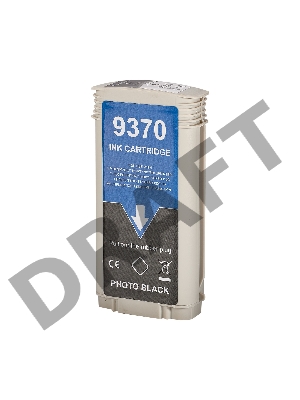 Струйный картридж Sakura C9370A (№72 Photo Black) для HP, фото-черный, 130 мл.