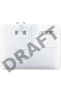 Проектор ACER S1386WH (DLP, 1280x800, 3600Lm, 20000:1, +2xНDMI, OSRAM, 1x16W speaker, lamp 5000hrs, short-throw, WHITE,