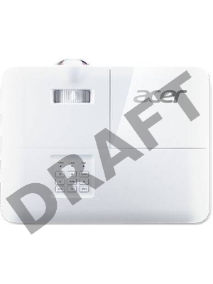 Проектор ACER S1386WH (DLP, 1280x800, 3600Lm, 20000:1, +2xНDMI, OSRAM, 1x16W speaker, lamp 5000hrs, short-throw, WHITE,