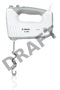 Миксер ручной Bosch MFQ36480 450Вт белый/серый