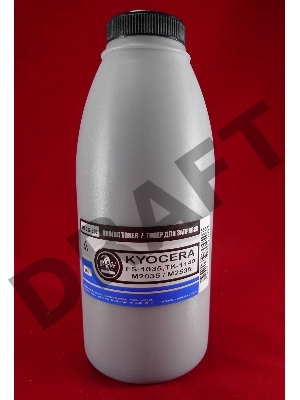 Тонер Kyocera TK-1140, FS-1035/1135MFP, M2035/M2535 (фл. 300г) B&W Premium (Tomoegawa) фас Россия