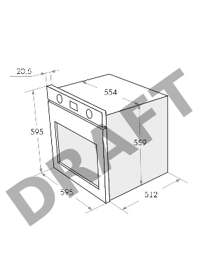 Шкаф духовой электрический MAUNFELD EOEH.5811S1, встраиваемый