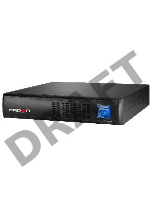 Источник бесперебойного питания CROWN On-Line CMUOA-300X-2K 2200VA/1980W, корпус металл, TOWER&RACK, 2U, АКБ 6*12V/7AH, PF-0.9, AVR 110-300V, порт RJ-11/45+USB/RS232, EPO, розетки 8*IEC С13, входной кабель 2 м, вентилятор охлаждения, автомат, слот для SNM