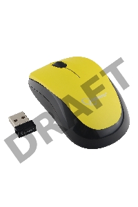 Мышь беспроводная Gembird MUSW-360-LM, 2.4ГГц, лайм, 2 кнопки+колесо-кнопка, 1000 DPI, батарейки в комплекте, блистер