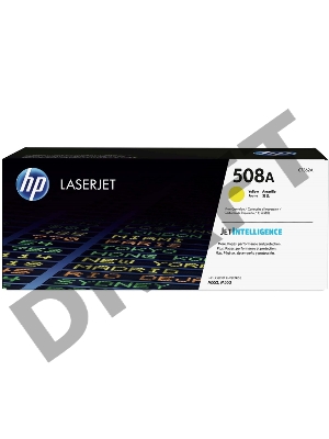 Тонер-картридж HP CF362A 508A, желтый для Color LaserJet M552/M553 5000стр.