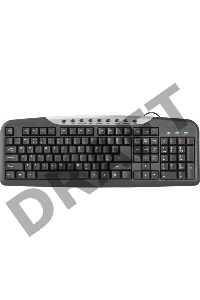 Клавиатура Defender HM-830 RU Black USB 45830 {Проводная клавиатура, полноразмерна}